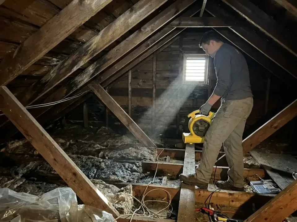 attic-water-damage-drying-proc-007 — frequently asked questions, Emergency Water Extraction & 24/7 Flood Response in Bright,…